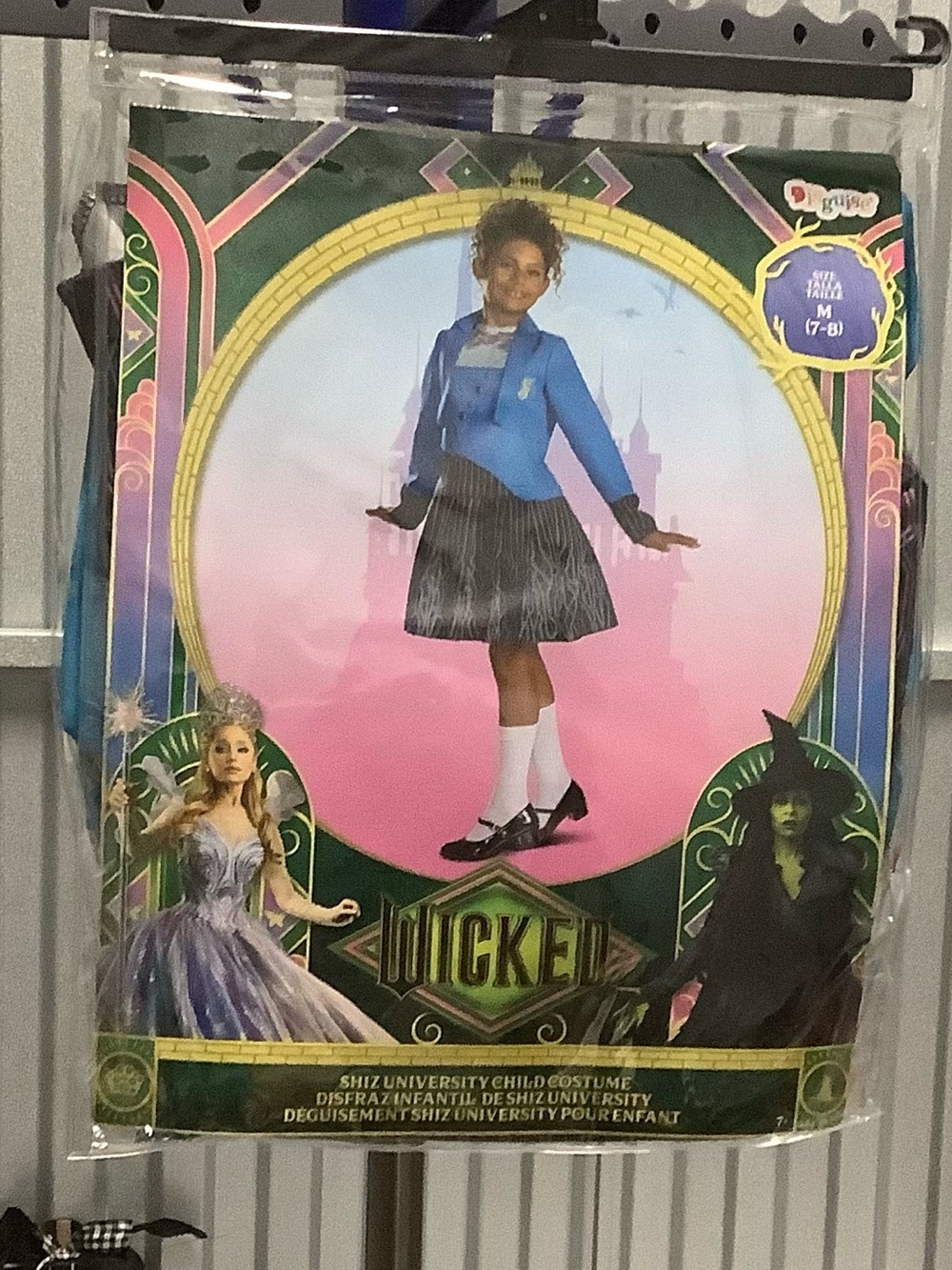 Girls Wicked Shiz University dress size medium (7/8) Halloween/dress-up